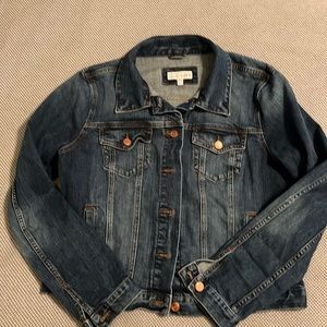 Large dark wash Loft Jean/denim jacket